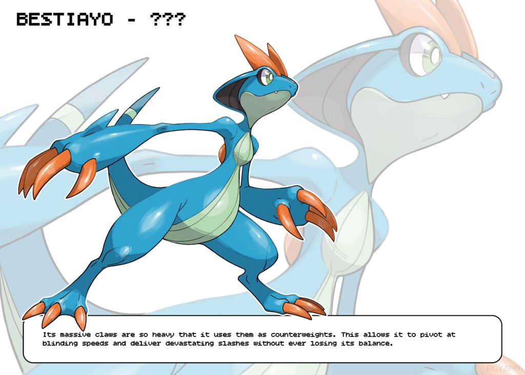 ​[OC] My design for the Bestiayo challenge. It still needs a name, what abilitie would you give it?