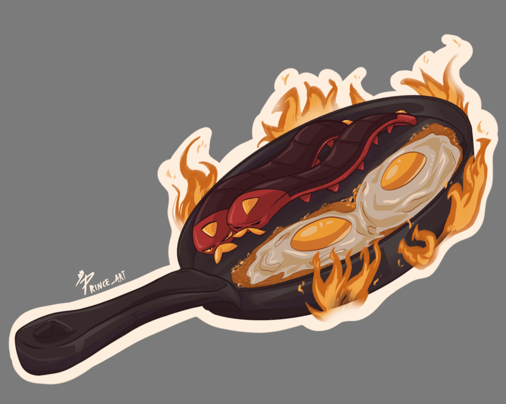 Anyone want Zisslipede and eggs for breakfast? (Oc)