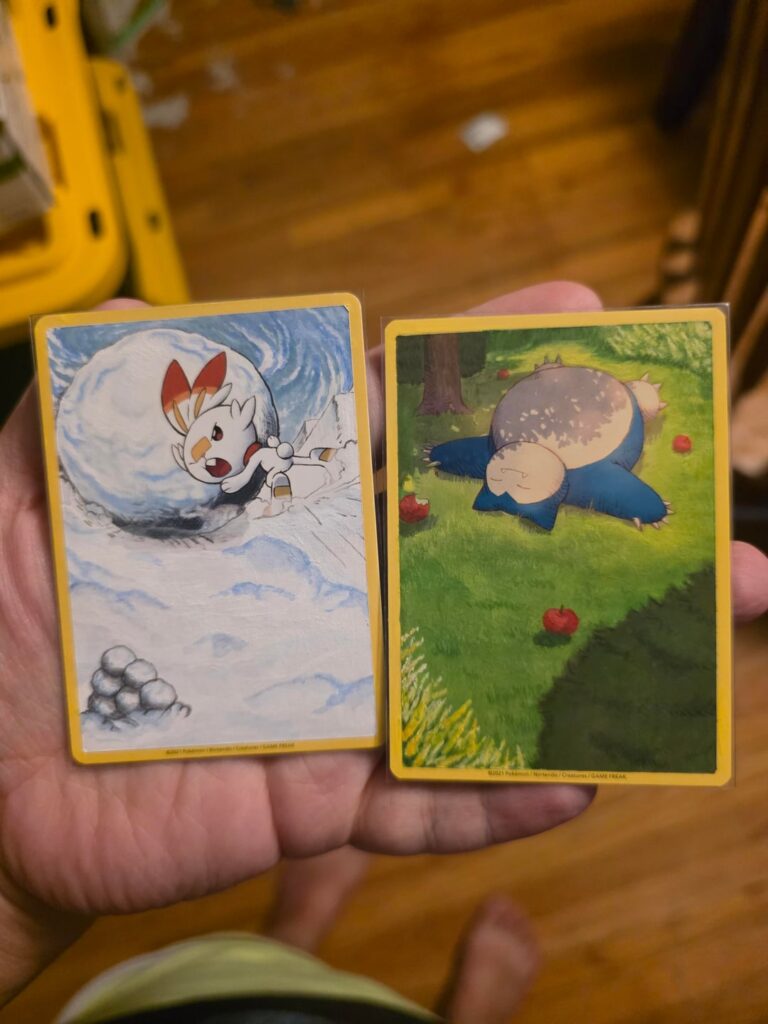 [OC] I started painting cards a few days ago, these are my two newest ones