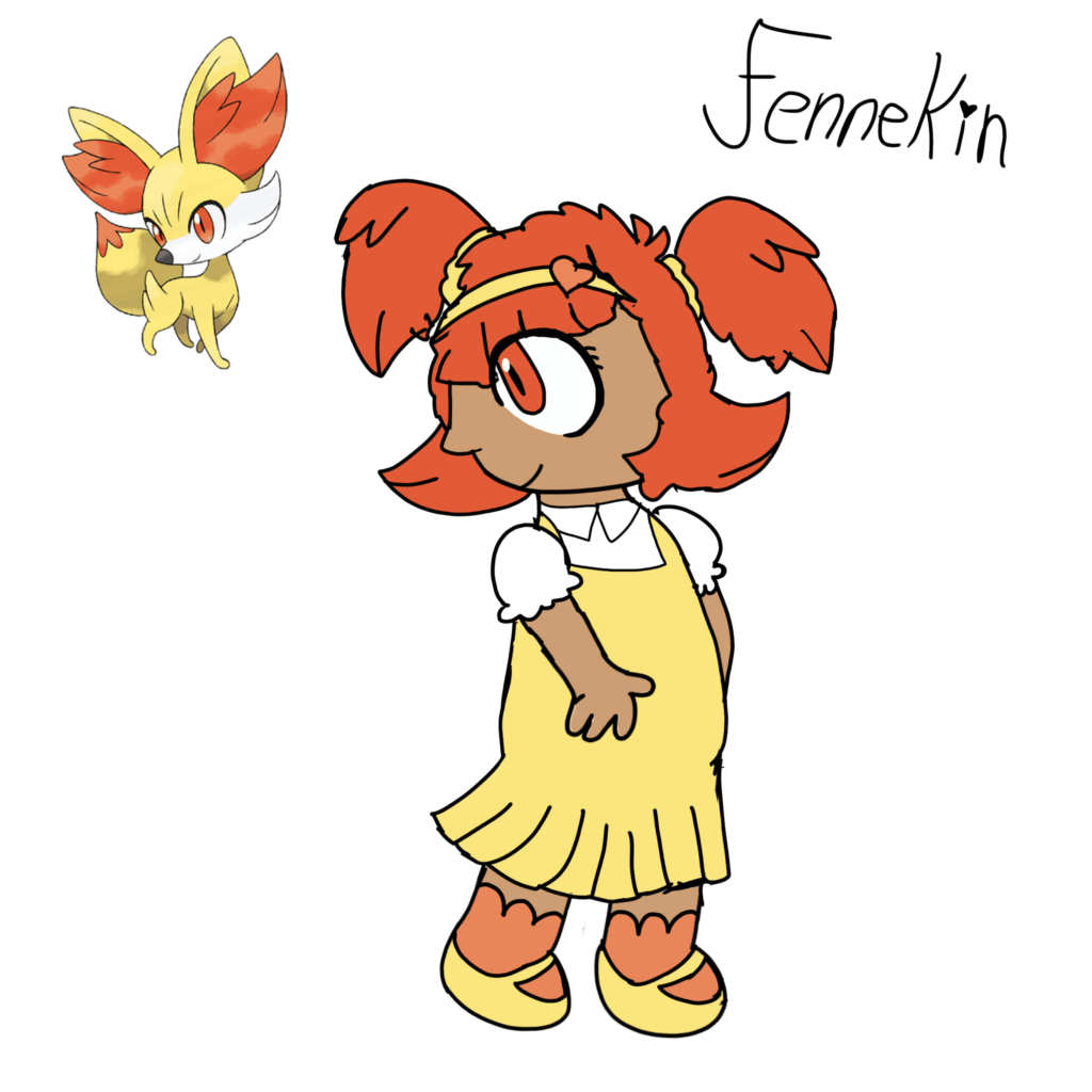 Fennekin gijinka I did