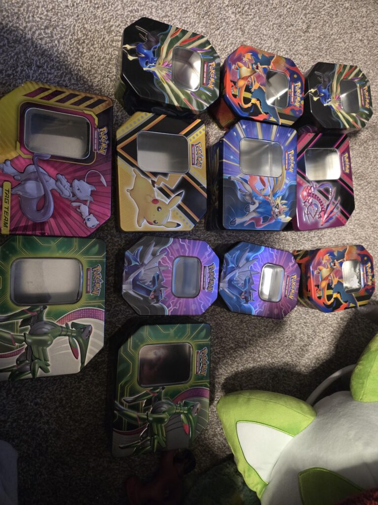 Empty tins
