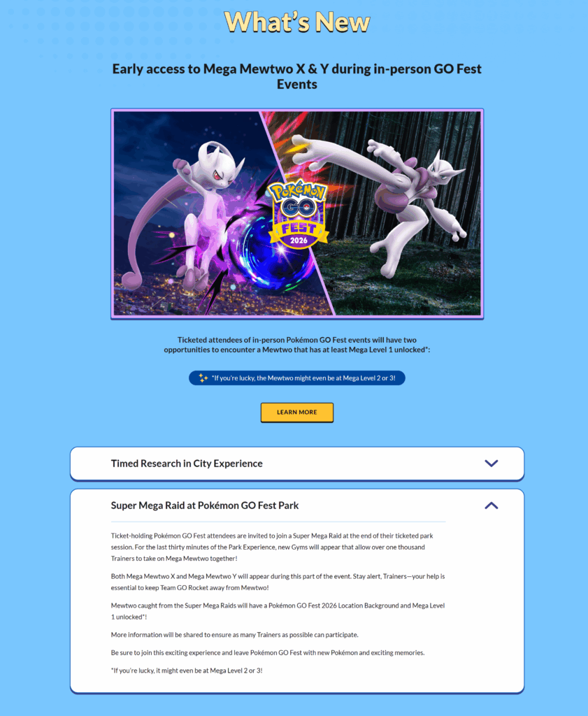 Only 2 Mega Mewtwo (in total) at in-person Go Fests (?)