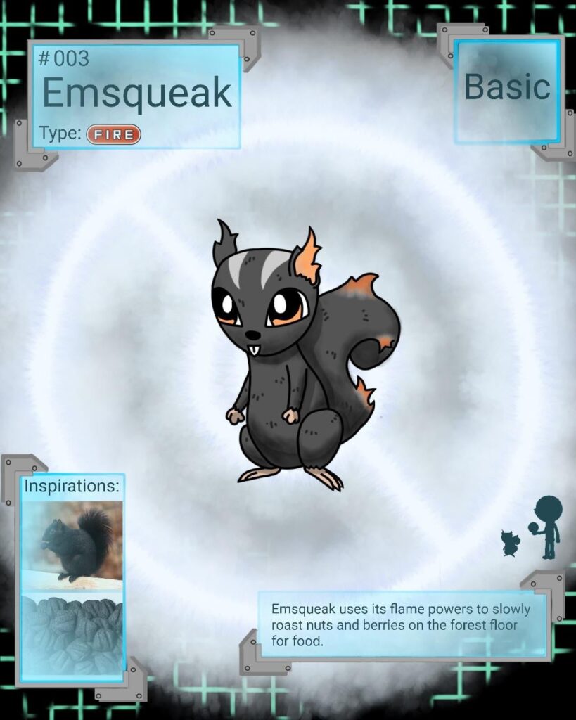 Fire Starter and both shiny options for my region