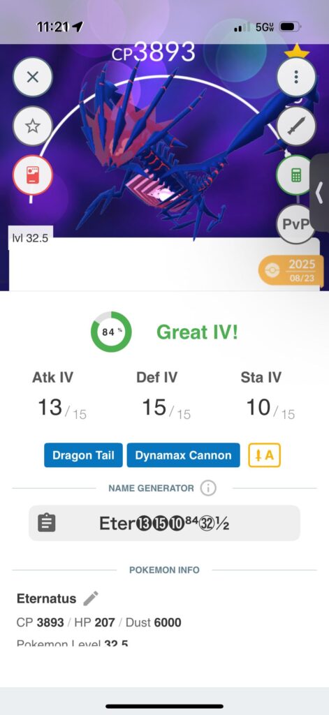 How to level up Eternatus?