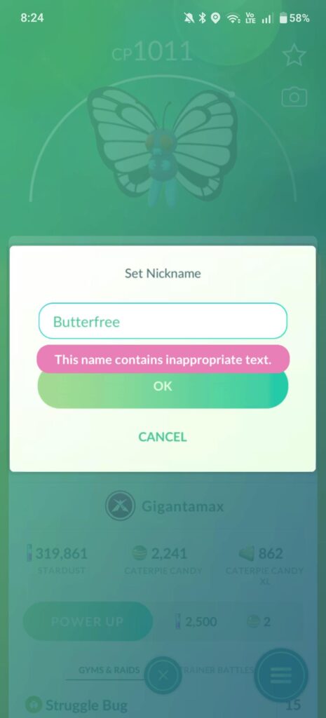 Name filter is far more strict now