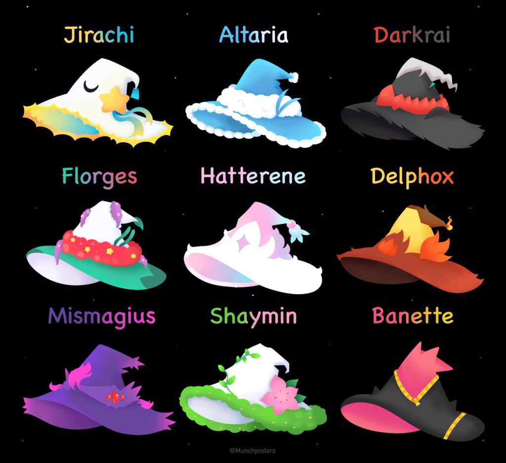 Pokemon Magic Hat Designs 🪄✨