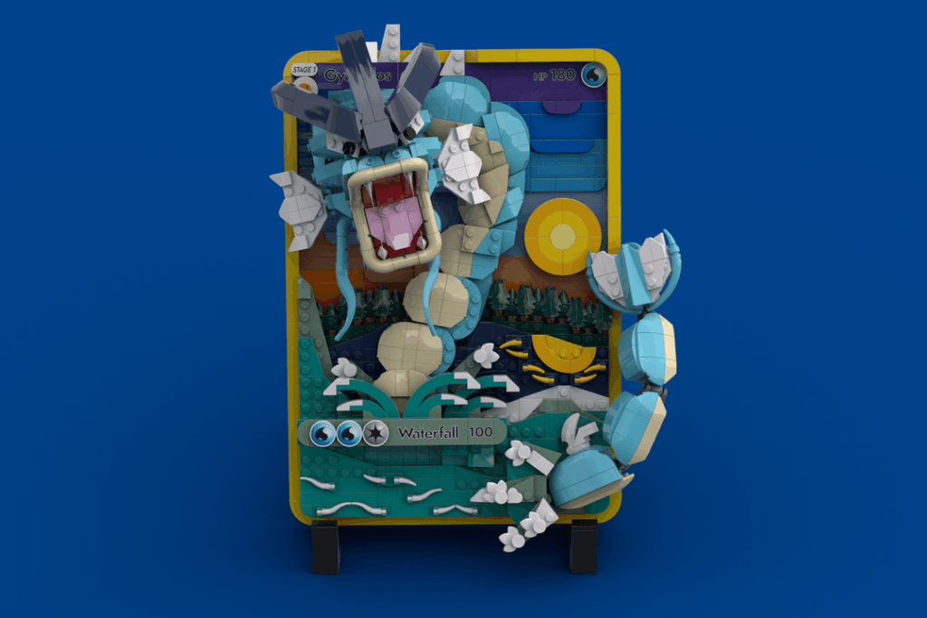 I made a Gyarados for the Lego Ideas Challenge!