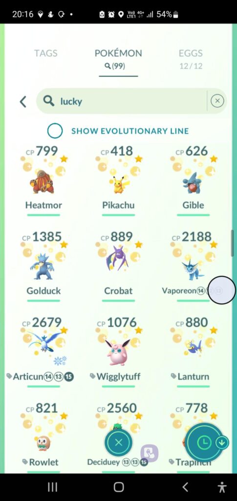 I know and understand I will be crushed in this showcase but let's see how many lucky pokemon u all have? I only have 99 but I know some of u have thousands