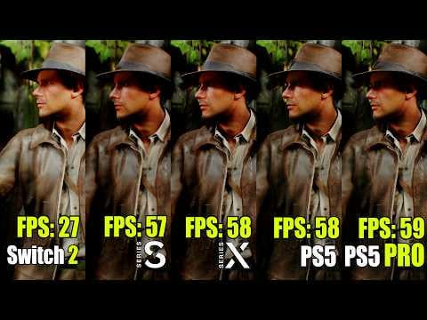 Indiana Jones & the Great Circle on Nintendo Switch 2 vs. Xbox vs. PS5 Pro