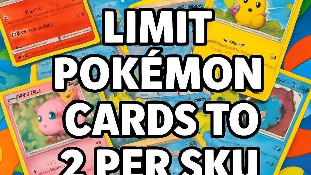 Ask Walmart to limit two items per Pokemon SKU during online and in store restocks.