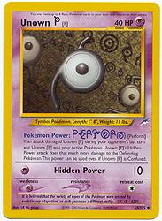 "You may have up to 4 Basic Pokémon cards in your deck with Unown in their names."