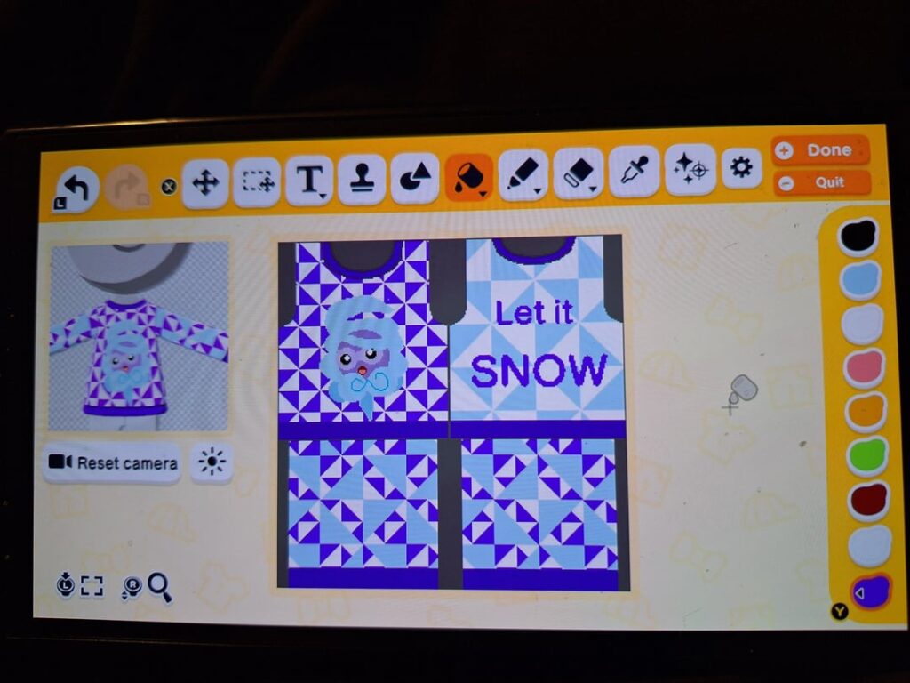 Here's the castform clothing line ive been working on in tomodachi life!