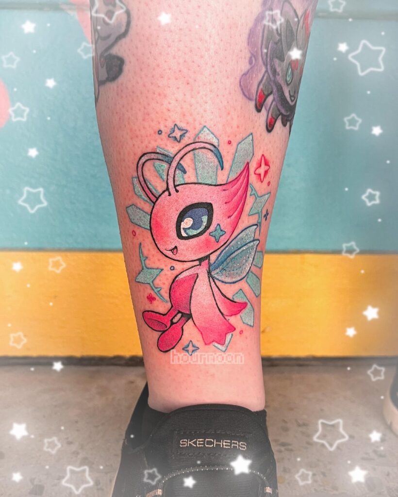 [OC] shiny celebi tattoo