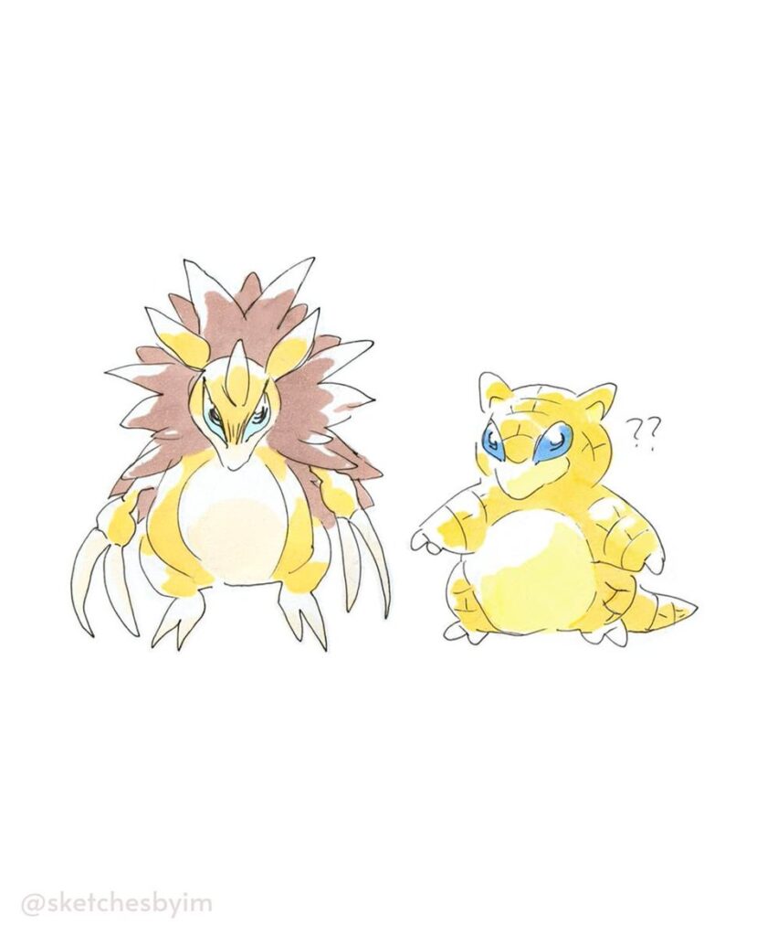 I doodled more Kanto Pokemon (OC)