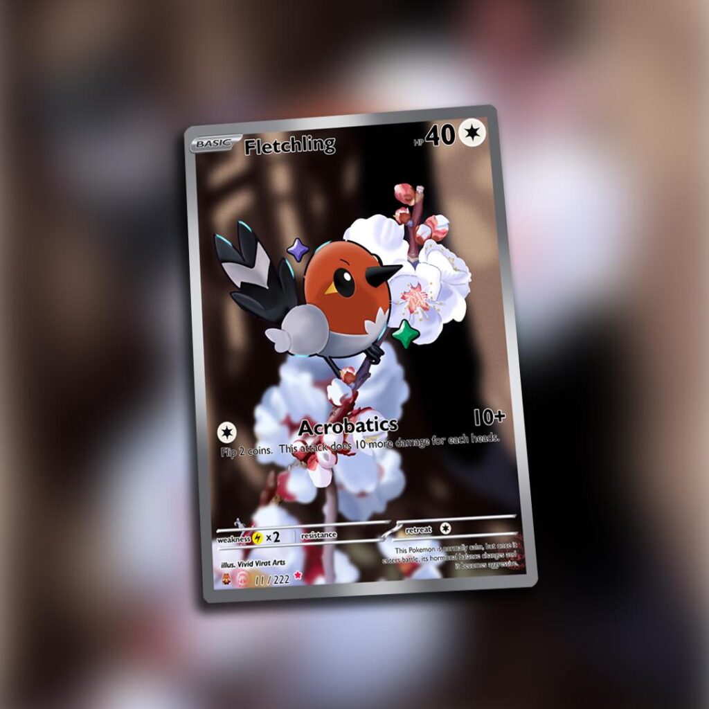 First Flight--- Fletchling custom card i created (OC)