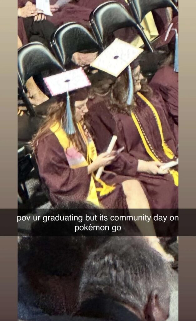 Girlfriend graduated this past weekend but couldn’t help herself to the lechonk community day
