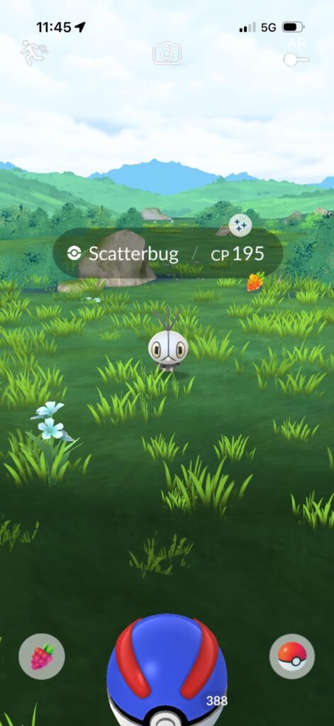 My first shiny scatterbug