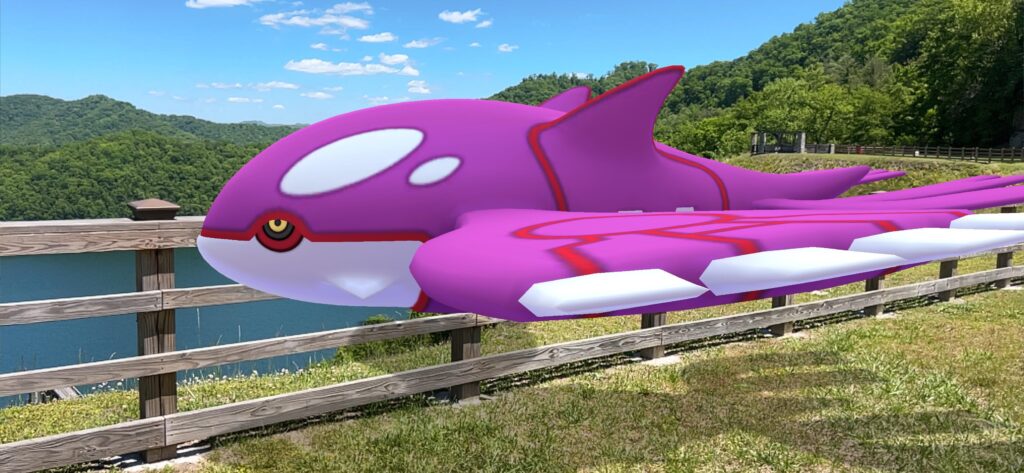 Kyogre enjoying the view