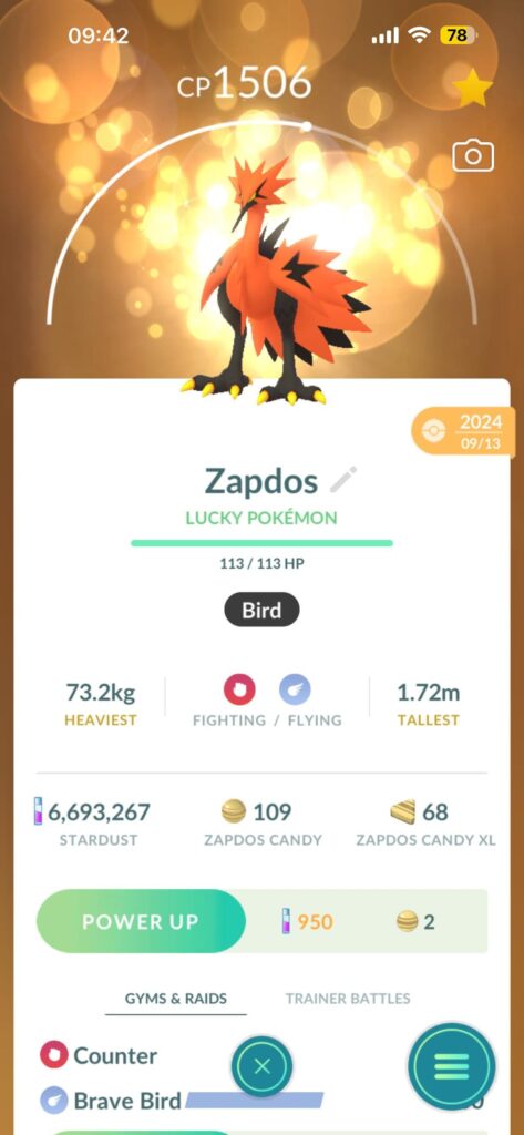 Galarian bird with regular Pokeball?