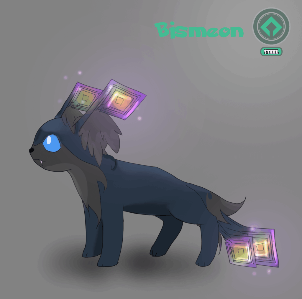 Bismeon! My younger self's take on a steel Eeveelution, lol