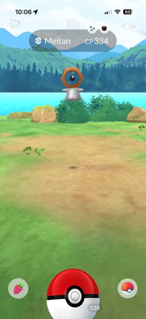 My very first Meltan encounter…