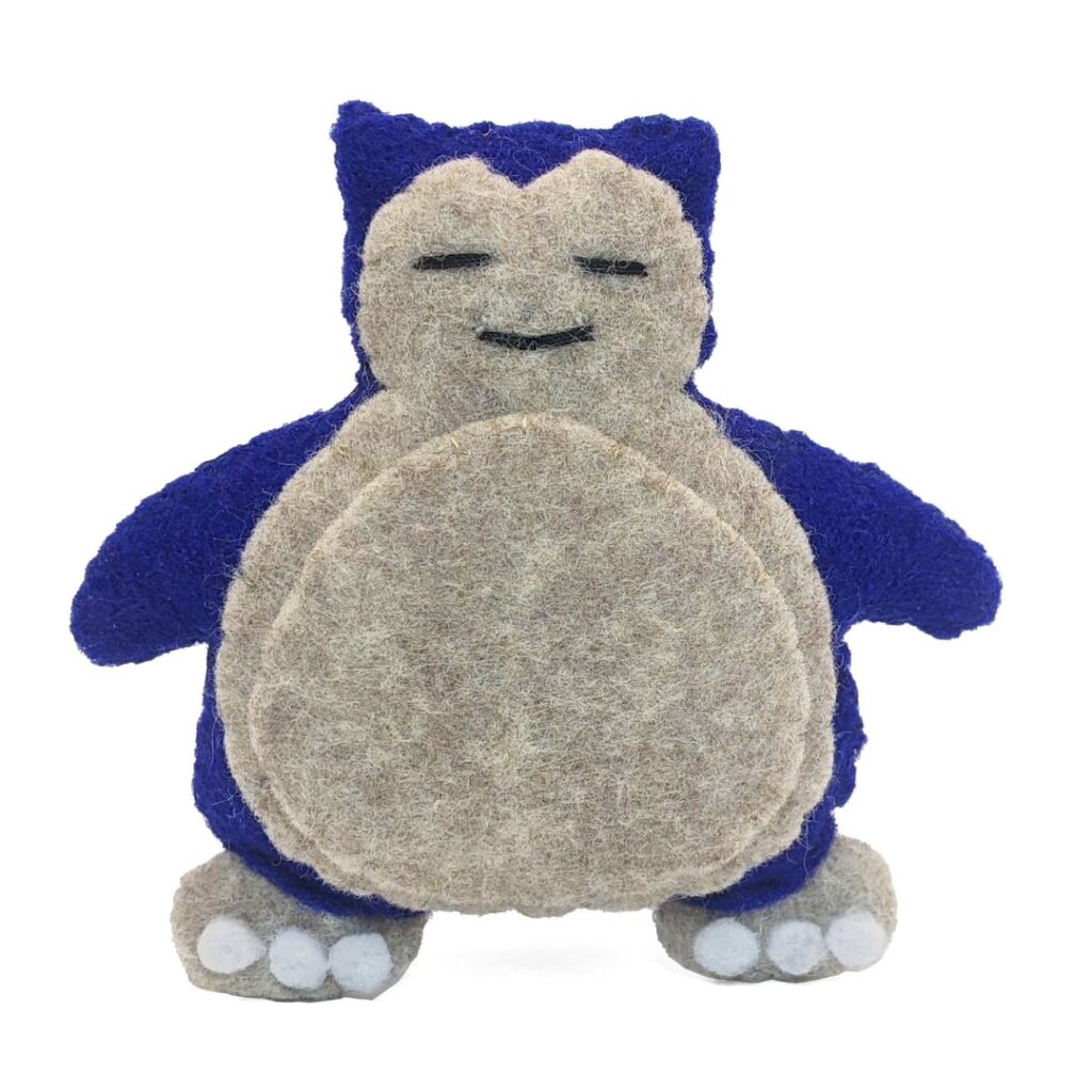 I Made A Felt Plush Pokémon: Shiny Snorlax