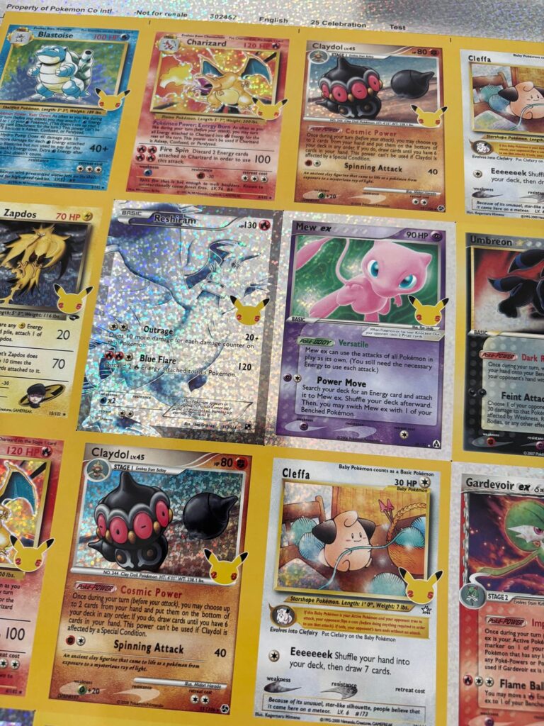 Uncut celebrations sheet