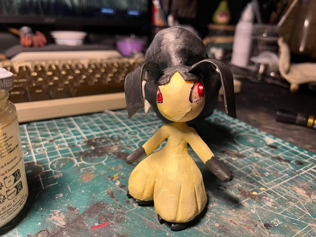 I made my favourite Pokémon out of clay :3