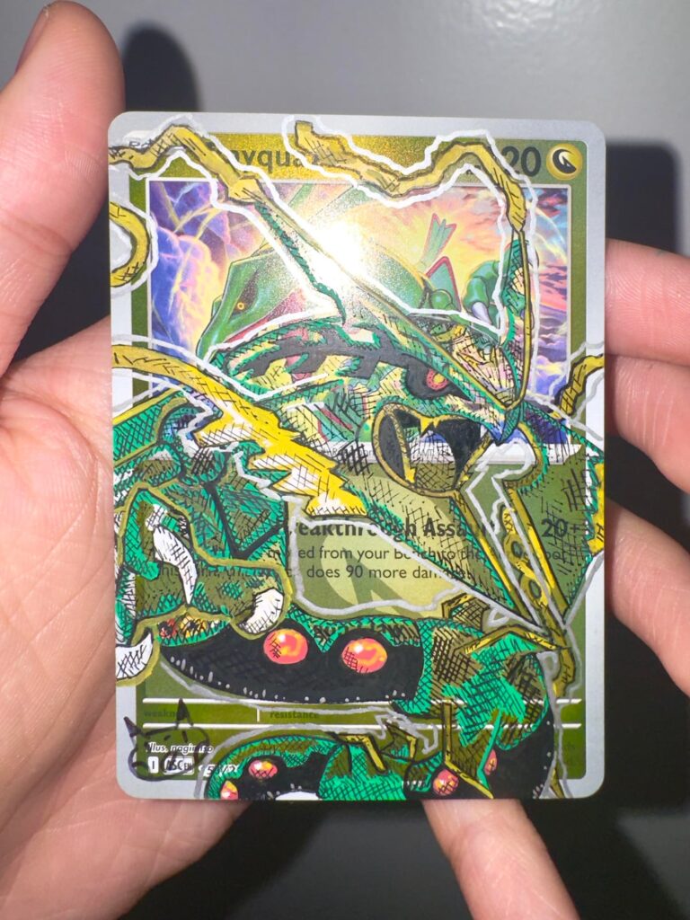 [OC] Mega Rayquaza on Rayquaza card