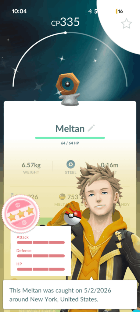 Only took me 2 mystery boxes to get a shundo meltan, crazy luck