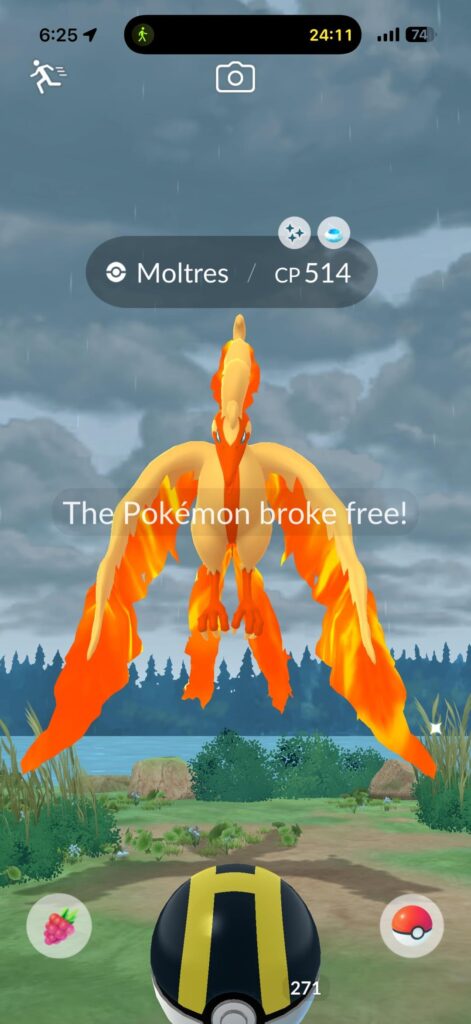 In shock - Shiny Galarian Moltres