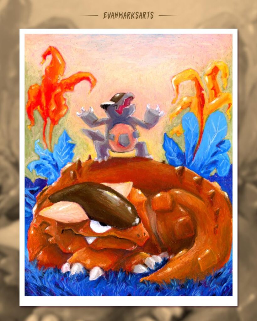 (OC) I drew Kangaskhan!