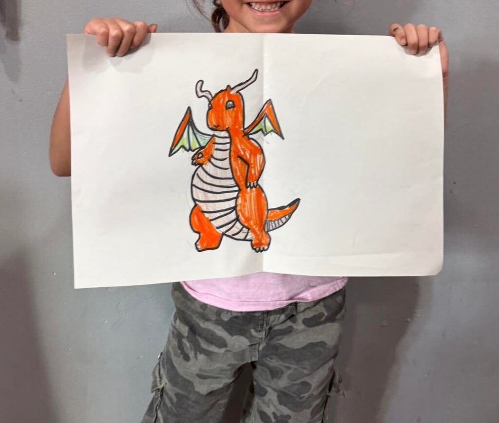 1st Grade Daughter is into Drawing Pokemon!