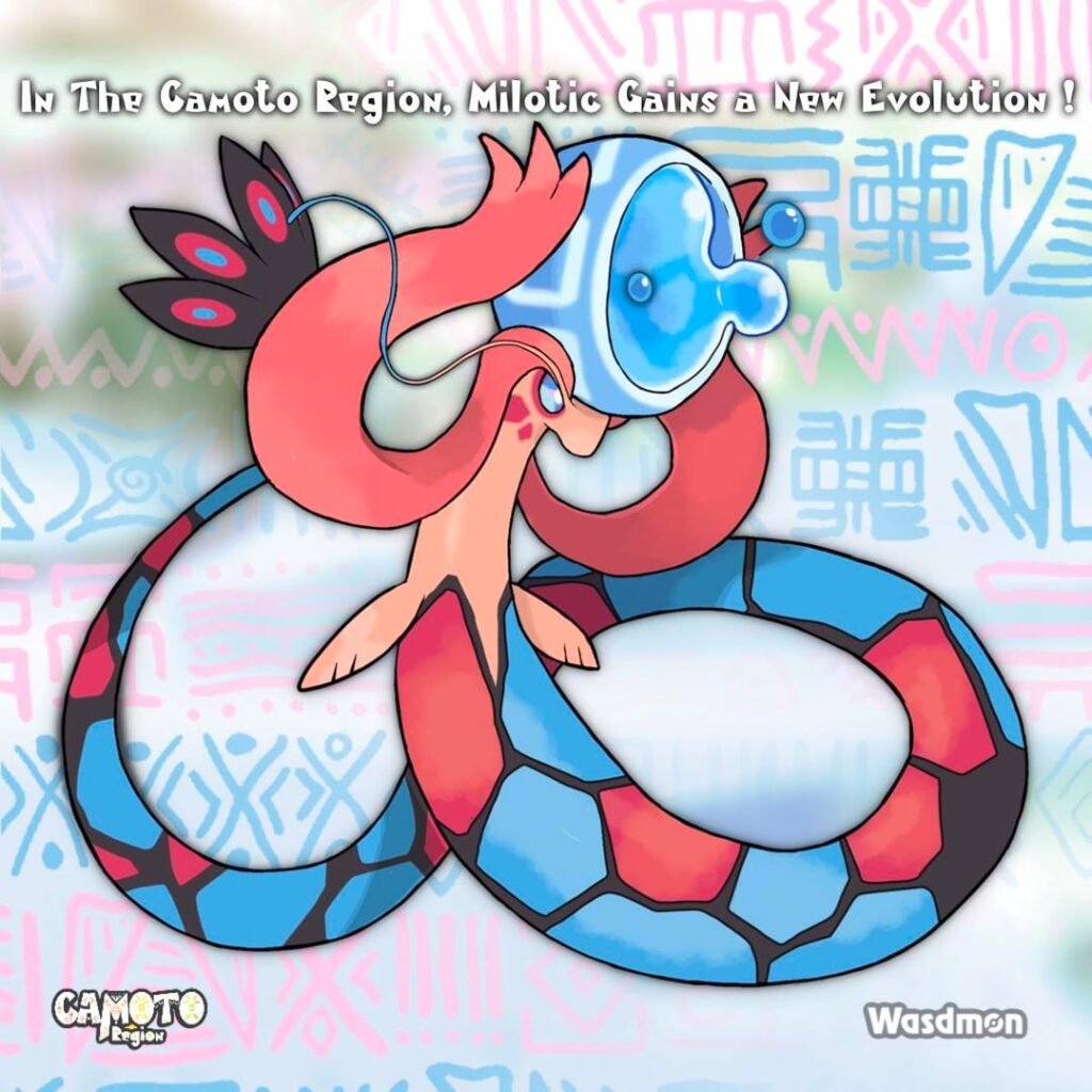 [OC] Did a Milotic Evolution based on west African mythology