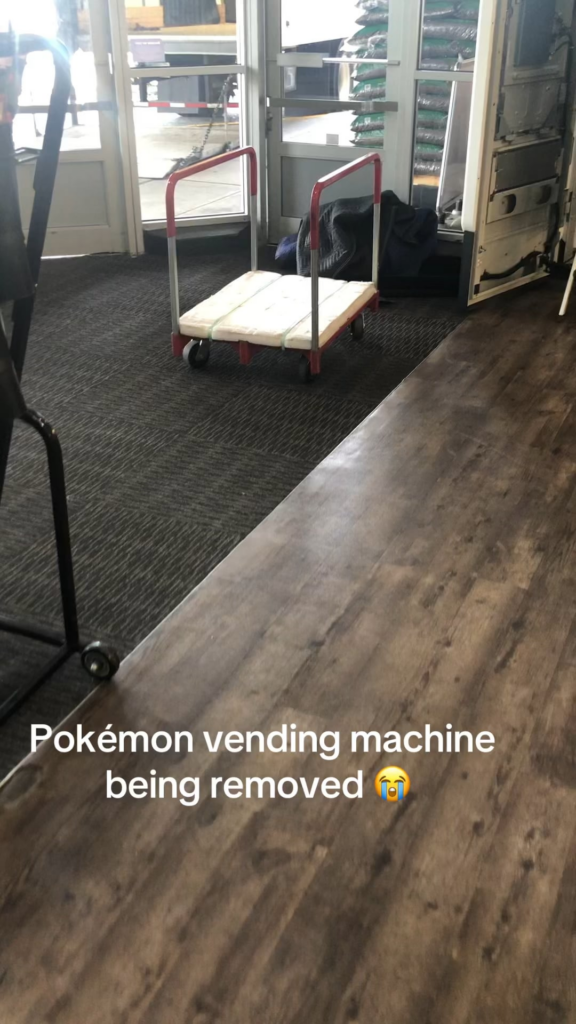 Fred Meyer Pokémon vending machine being removed due to it not being safe to have in store…