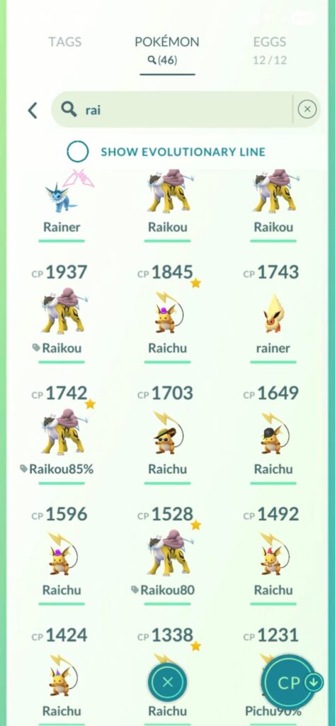 My raikou/raichu army.