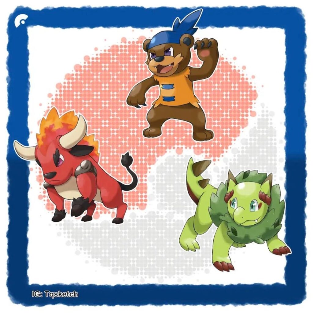 Amarian starters evolved!