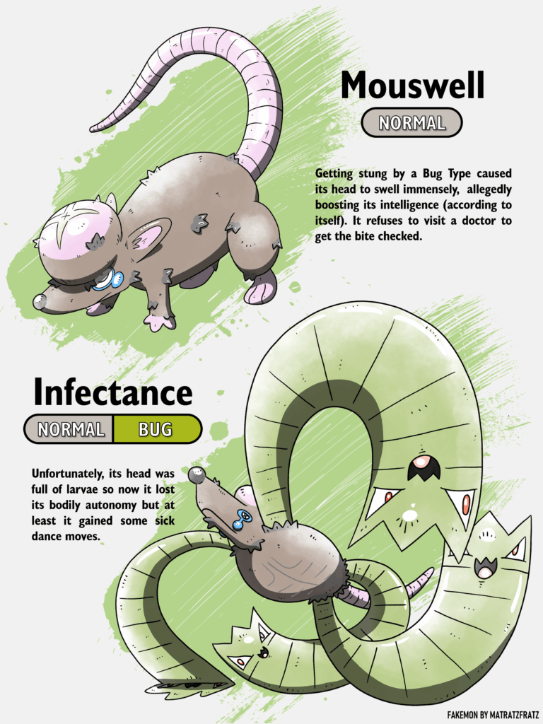 Normal/Bug type Fakemon