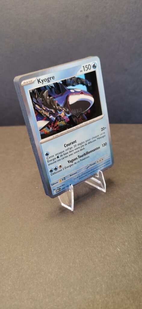 Kyogre Shadow Box card
