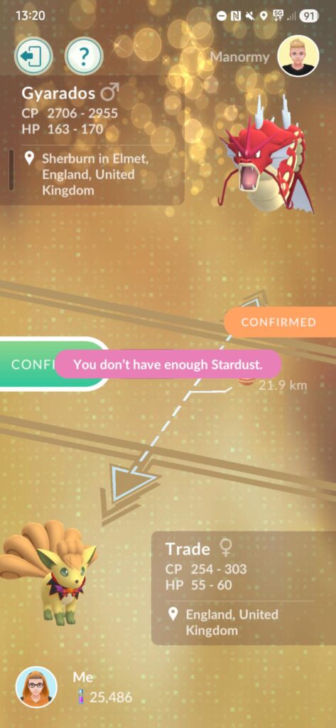 Not enough Stardust