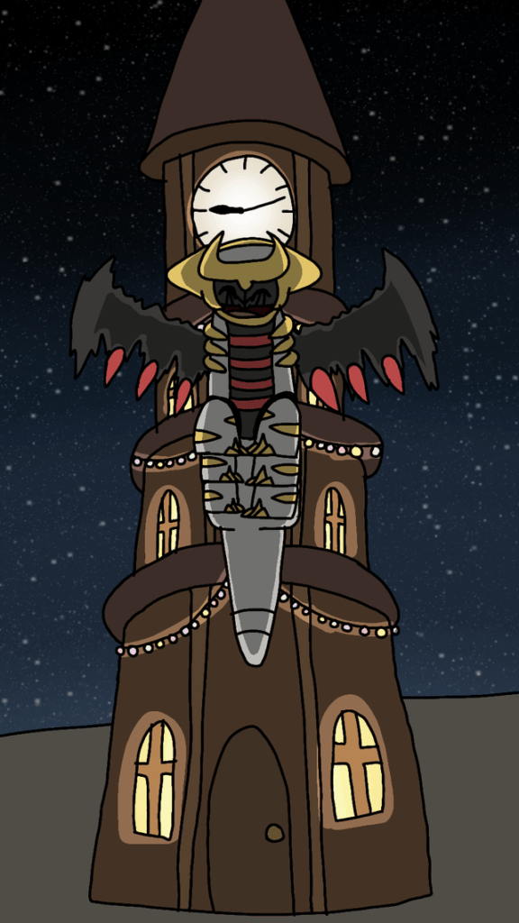 Giratina deserves cute cards so I got to work and made this art (+ card)