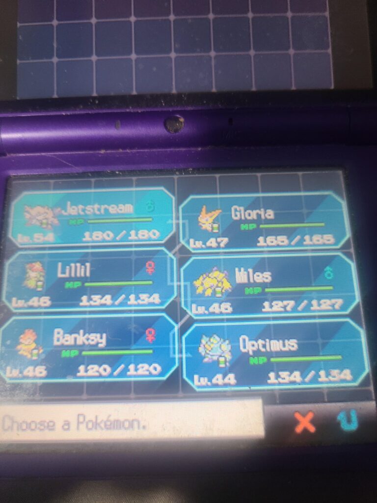 (Black) Just about to challenge the Elite Four for the first time in years! I could maybe stand to do some grinding, but I'm feeling confident enough in my chances. Place your bets!