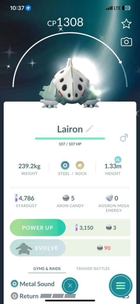 My first shiny!!!