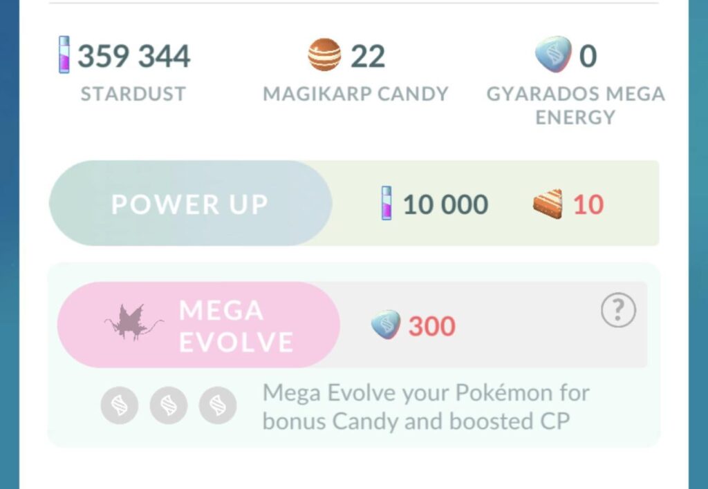 Returning player, how do i earn mega energy for this guy?