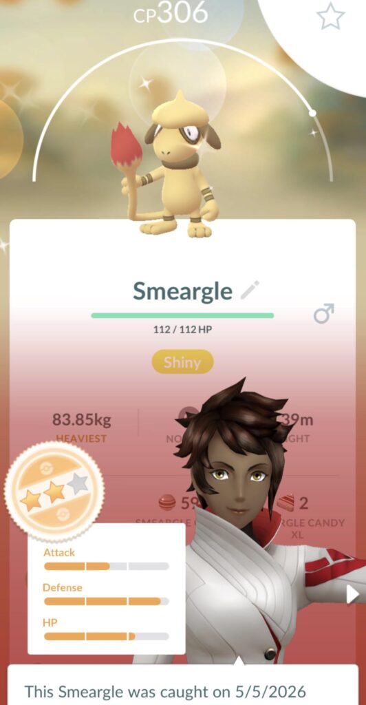 Shiny Smeargle!