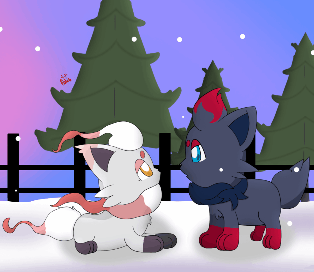 Zorua fanart by me