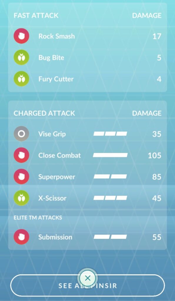 It's been 3 years since Mega Pinsir's release but it still has 0 Flying moves or Aerilate system.