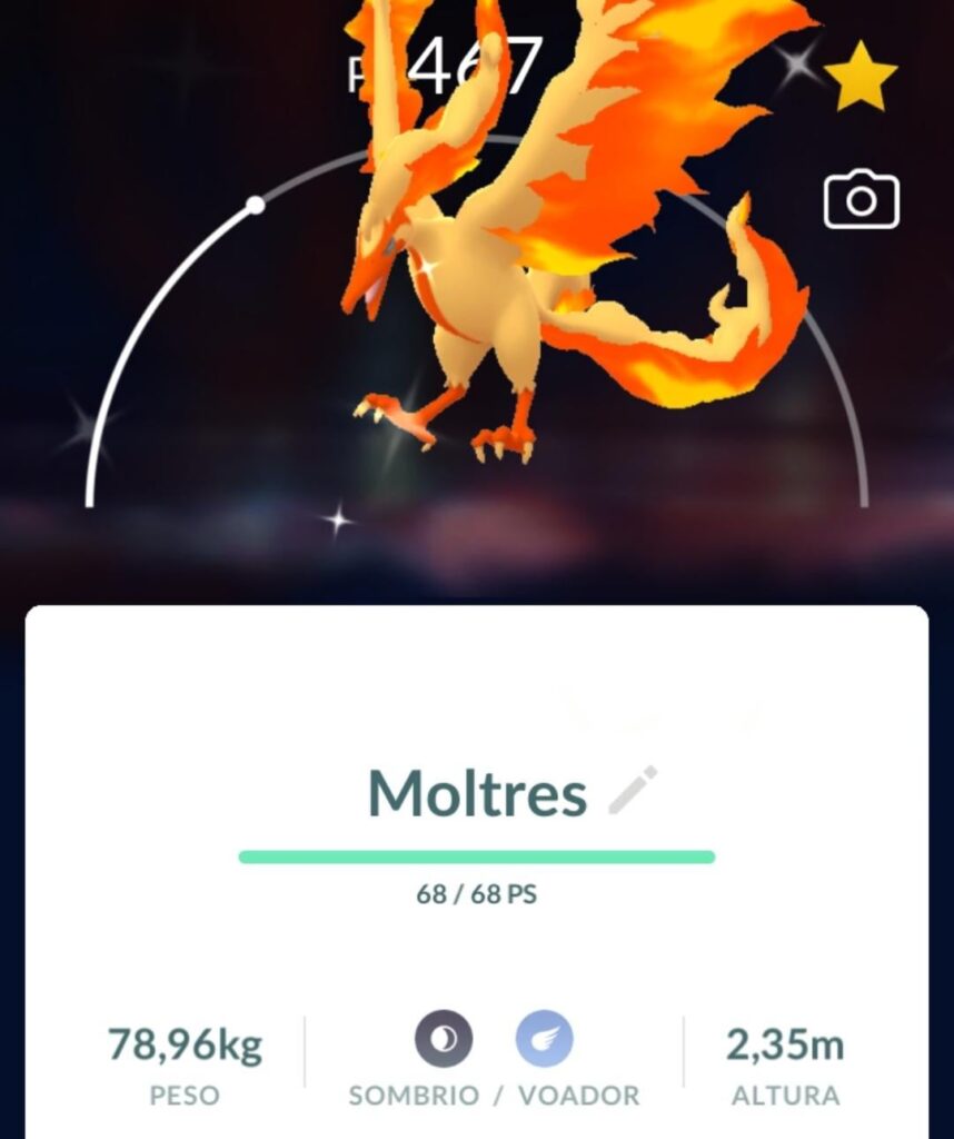 Found shiny moltres