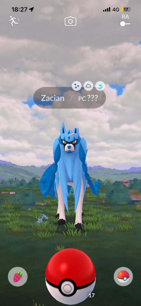 Will I be able to use my shiny Zacian from go?