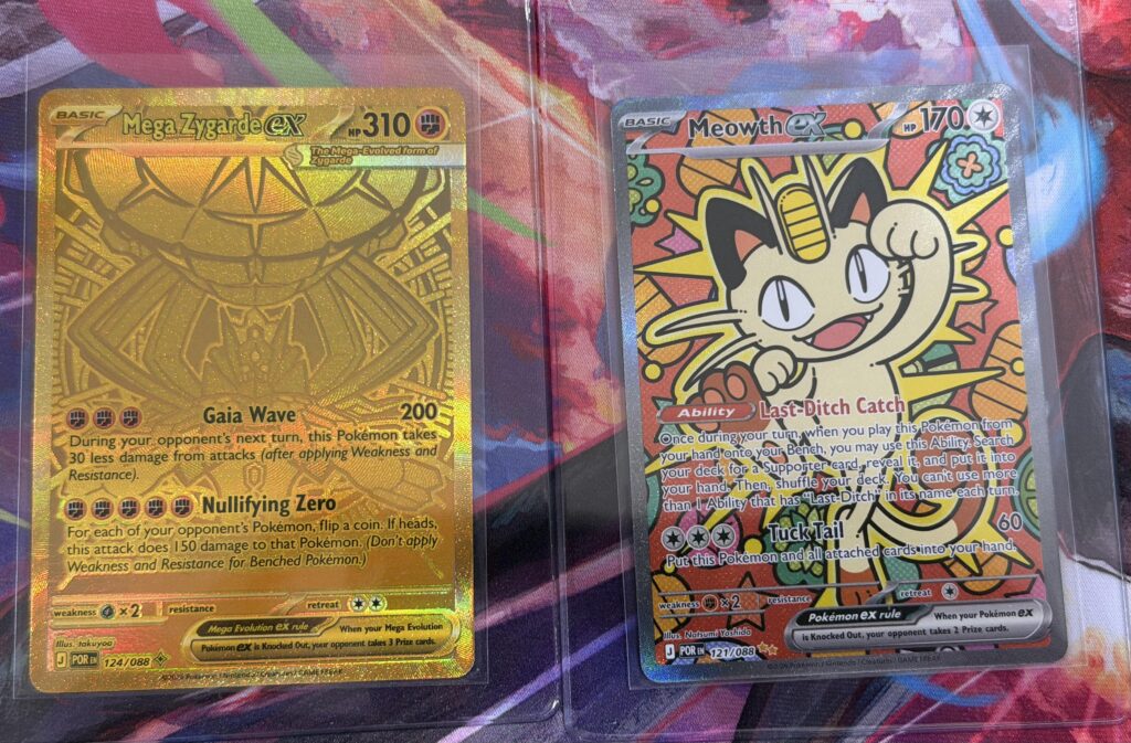 Walmart Pulls from 10 booster packs ! I am so excited I would have never believed that I would pull both
